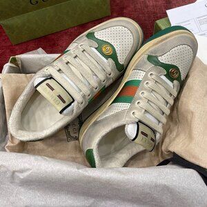 Gucci Men's Screener Sneakers GG SIZE 8